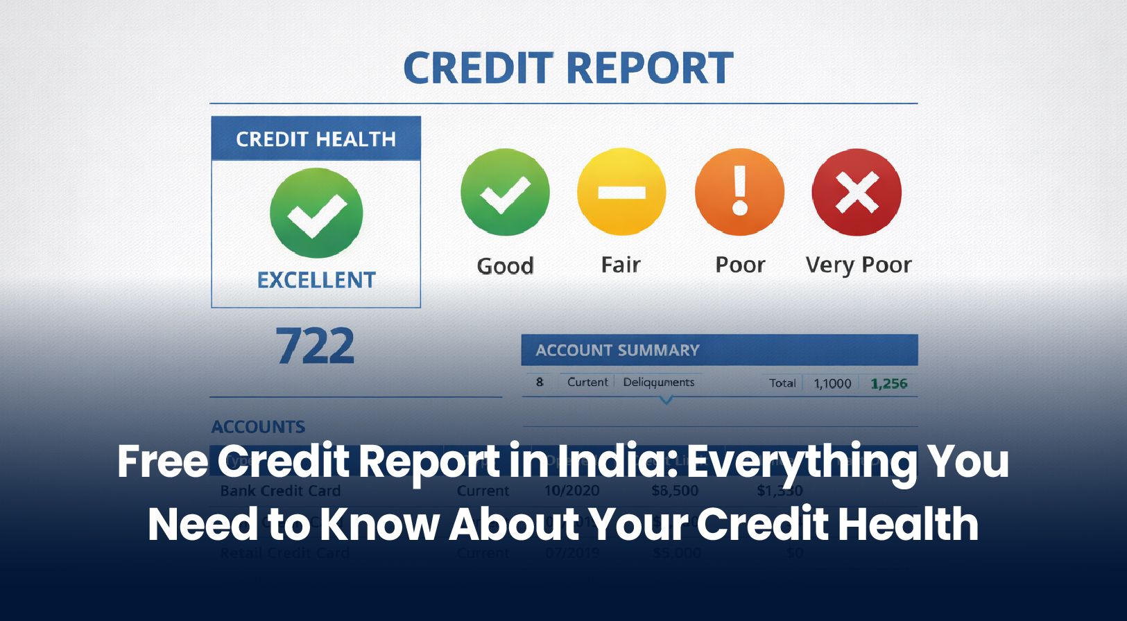 Free Credit Report in India: Everything You Need to Know About Your Credit Health